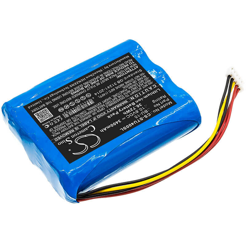 10.8V, Li-ion, 3400mAh, Batterie d'équipement compatible avec Sumitomo, Bu-15, T400S, T-400s, 36.72Wh Équipement, Enquête, Test Cameron Sino Technology Limited