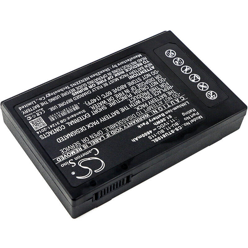 11.1V, Li-ion, 4600mAh, Batterie d'équipement compatible avec Sumitomo, Bu-11, T-400S+, T-600c, 51.06Wh Équipement, Enquête, Test Cameron Sino Technology Limited