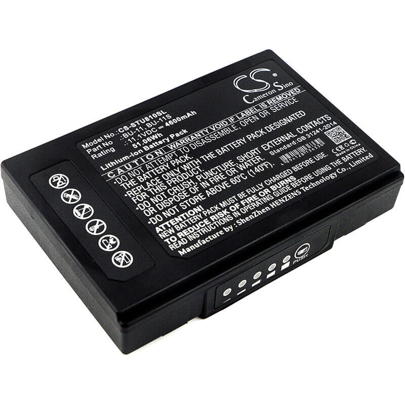 11.1V, Li-ion, 4600mAh, Batterie d'équipement compatible avec Sumitomo, Bu-11, T-400S+, T-600c, 51.06Wh Équipement, Enquête, Test Cameron Sino Technology Limited