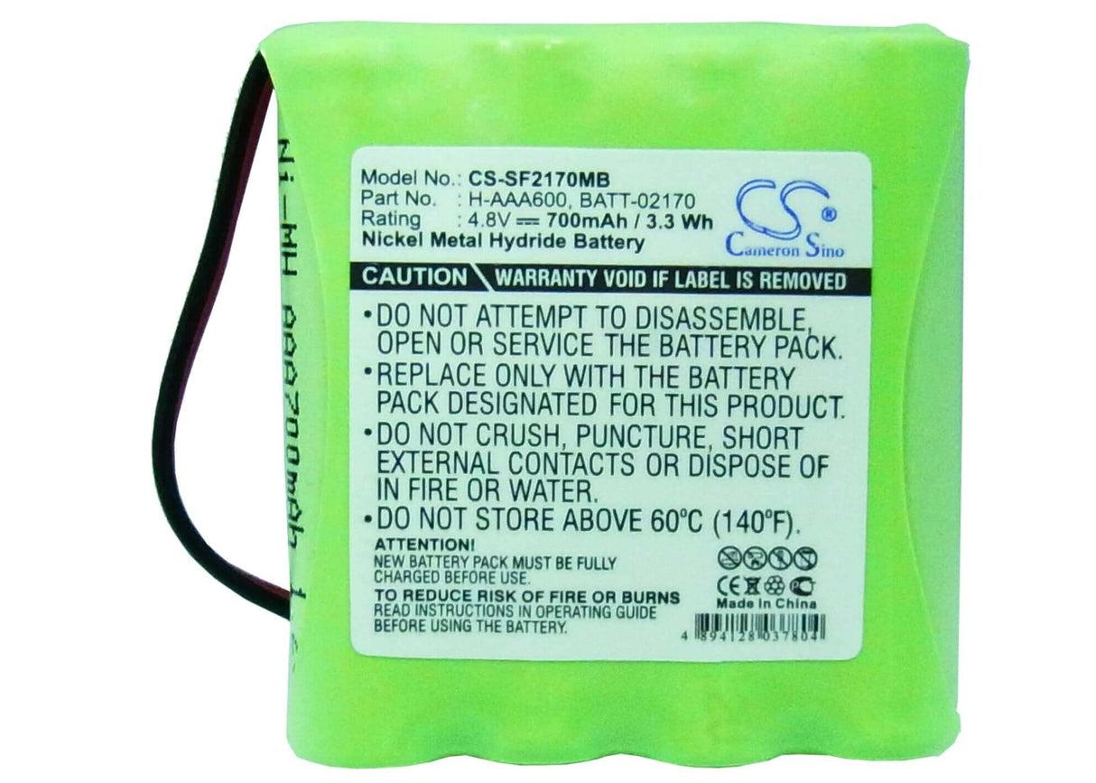 Babyphone Battery For Summer Baby, 02170 Video Monitor 4.8v, 700mah - 3.36wh BabyPhone Cameron Sino Technology Limited