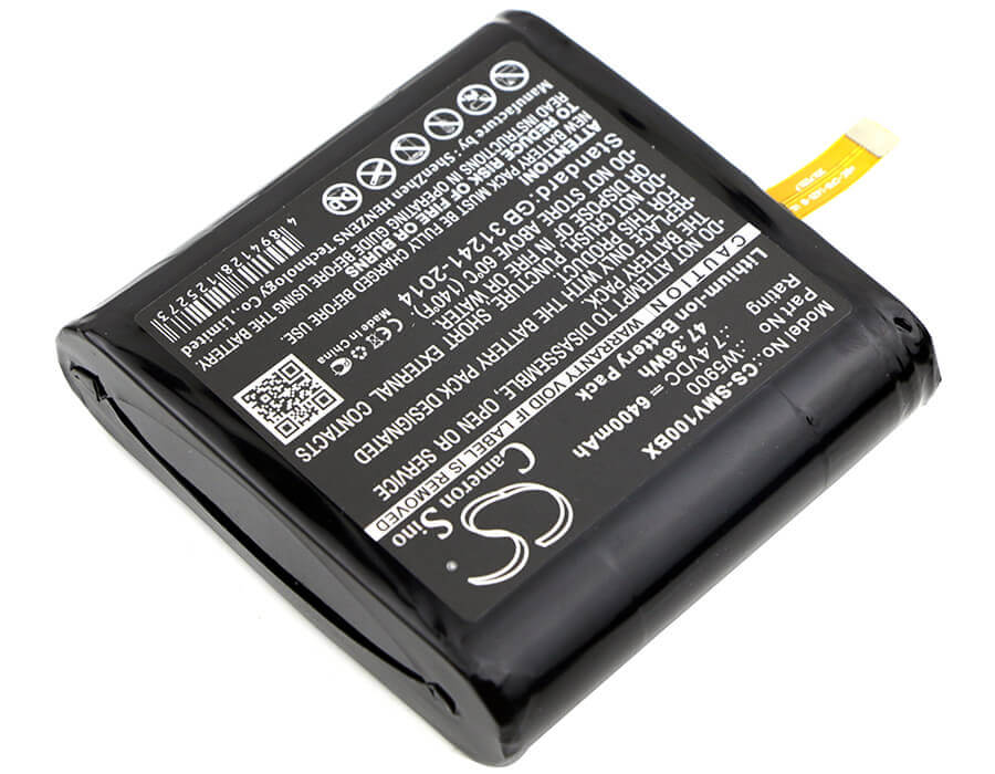 7.4V, Li-ion, 6400mAh, Payment Terminal battery fits Sunmi, W5600, V1, 47.36Wh Payment Terminal Cameron Sino Technology Limited