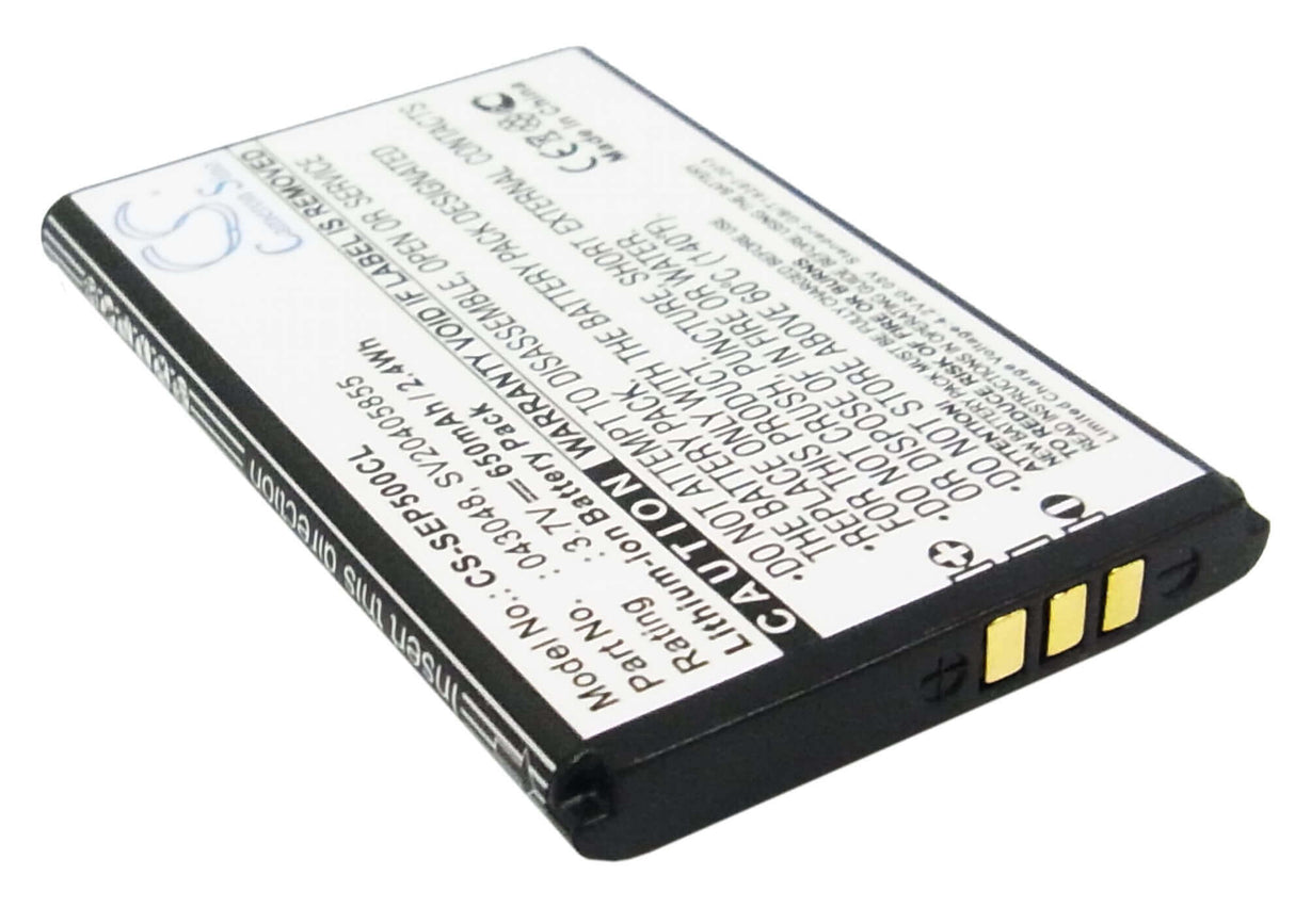 3.7V, Li-ion, 650mAh, Batterie de téléphone sans fil compatible avec Swissvoice, 43048, Epure, Epure Fulleco Duo, 2.405Wh Téléphone sans fil Cameron Sino Technology Limited (Téléphone sans fil)