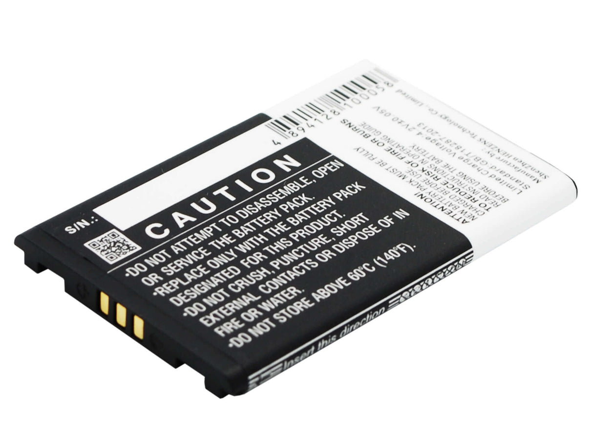 3,7V, Li-ion, 1000mAh, batterie de smartphone compatible avec Switel, M910, M910, 3,7Wh Mobile, Smartphone Cameron Sino Technology Limited (Smartphone)