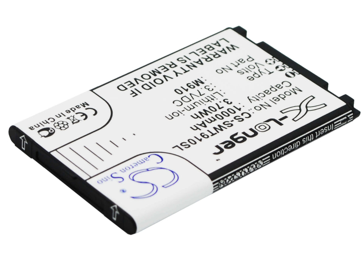 3,7V, Li-ion, 1000mAh, batterie de smartphone compatible avec Switel, M910, M910, 3,7Wh Mobile, Smartphone Cameron Sino Technology Limited (Smartphone)