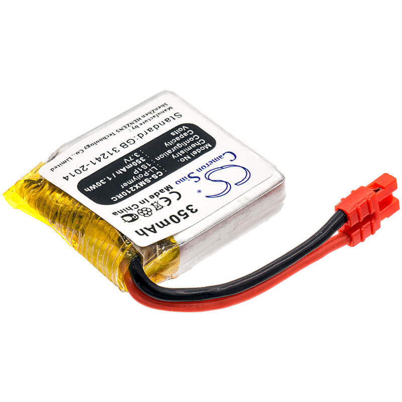 3.7V, Li-Polymer, 350mAh, Drones battery fits Syma, X21, X21s, 1.3Wh Drones Cameron Sino Technology Limited