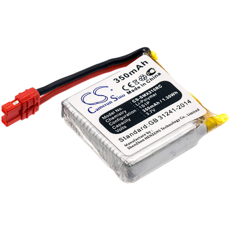 3.7V, Li-Polymer, 350mAh, Drones battery fits Syma, X21, X21s, 1.3Wh Drones Cameron Sino Technology Limited
