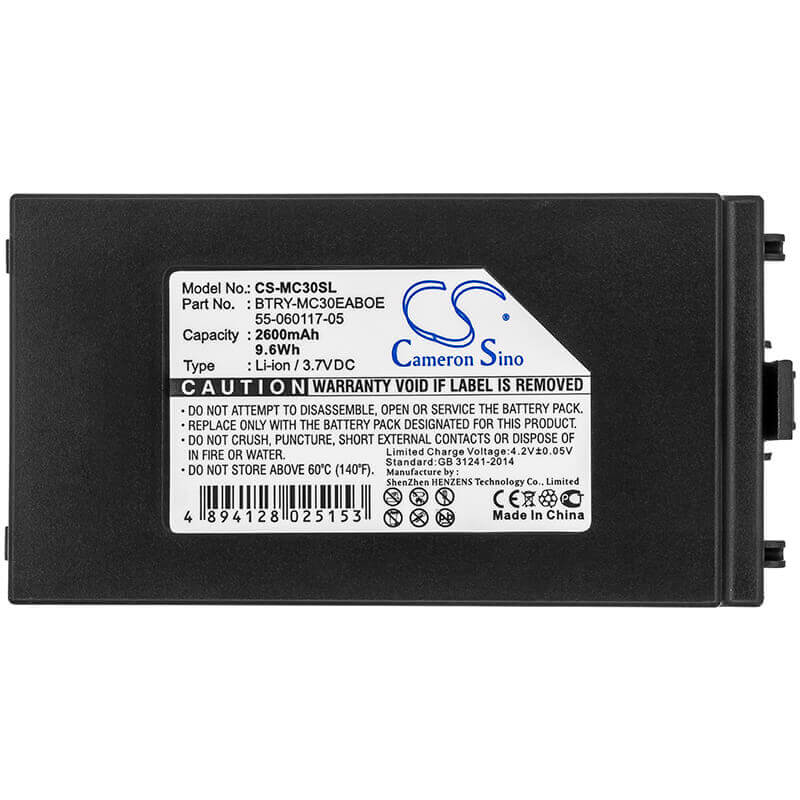 Barcode Scanner Battery For Symbol Mc30, Mc3000, Mc3070 3.7v, 2600mah - 9.62wh Barcode Scanner Cameron Sino Technology Limited