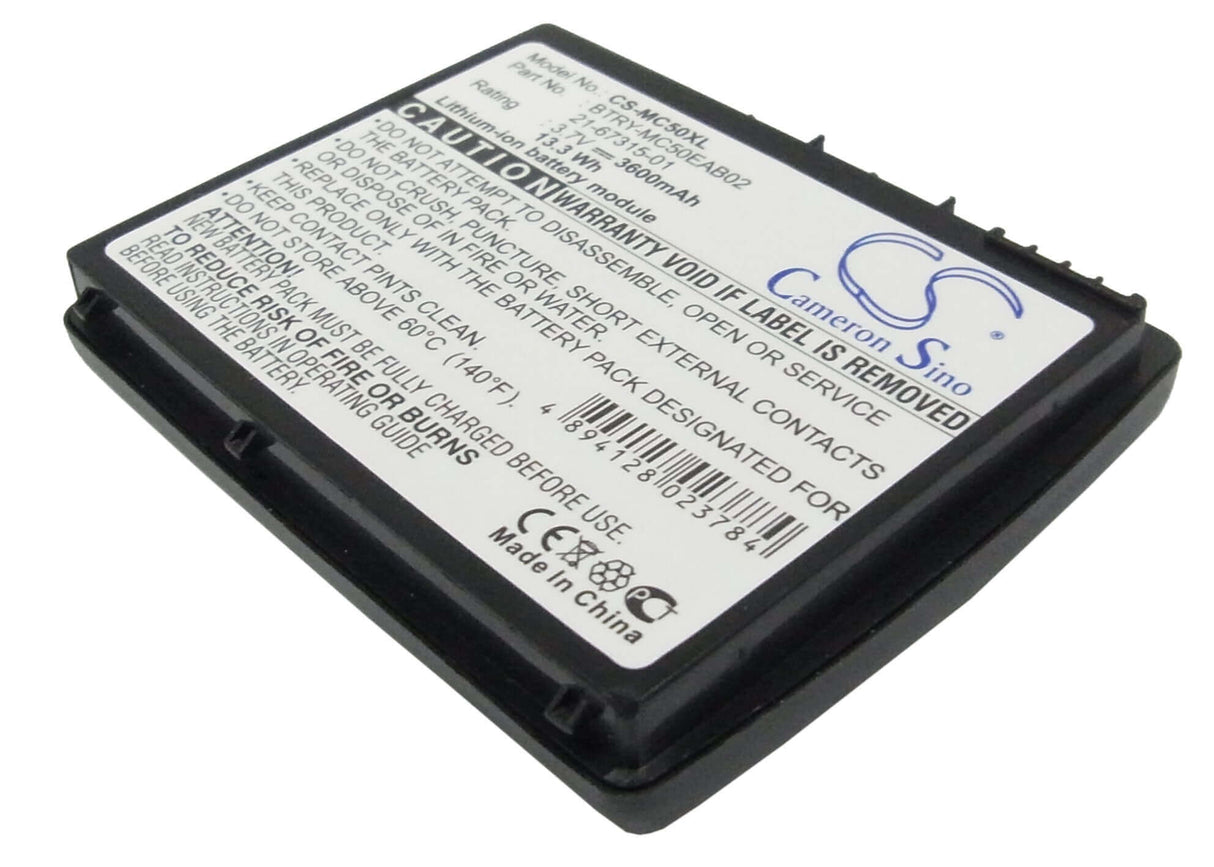 Barcode Scanner Battery For Symbol Mc50, Mc5040 3.7v, 3600mah - 13.32wh Barcode Scanner Cameron Sino Technology Limited