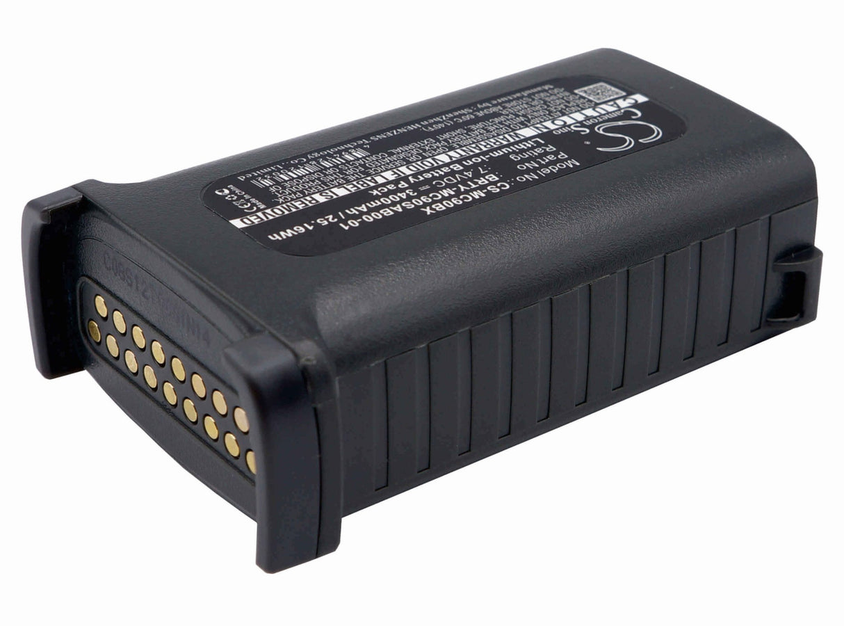 Batterie de scanner de codes-barres pour Symbol, Mc9000, Mc9000-g, Mc9000-k, Mc9000-s, Mc9010, Mc9050 7.4v, 3400mah - 25.16wh Scanner de codes-barres Cameron Sino Technology Limited