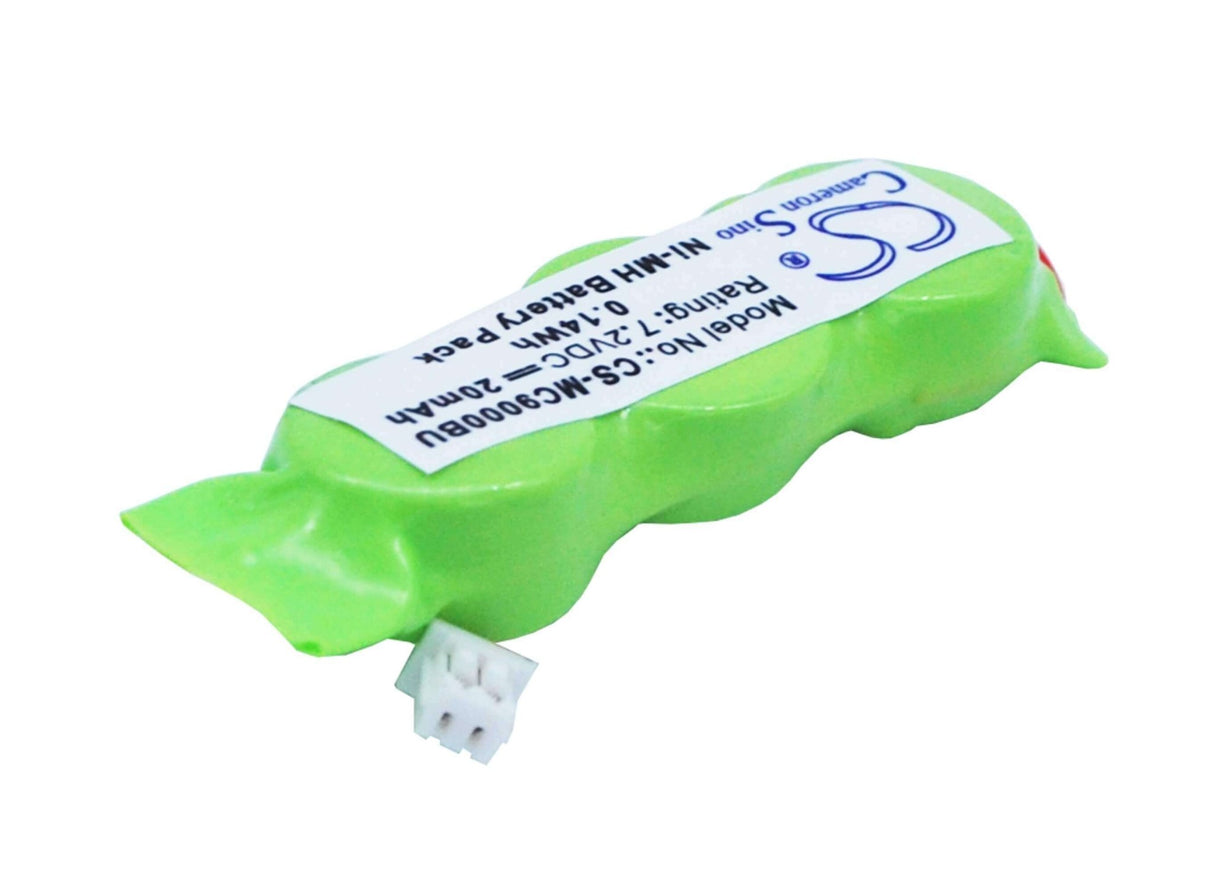 7,2V, Ni-MH, 20mAh, CMOS / Batterie de secours compatible avec Symbol, Obea000003b, MC9000, MC9060, 0,14Wh CMOS / BackUp Cameron Sino Technology Limited
