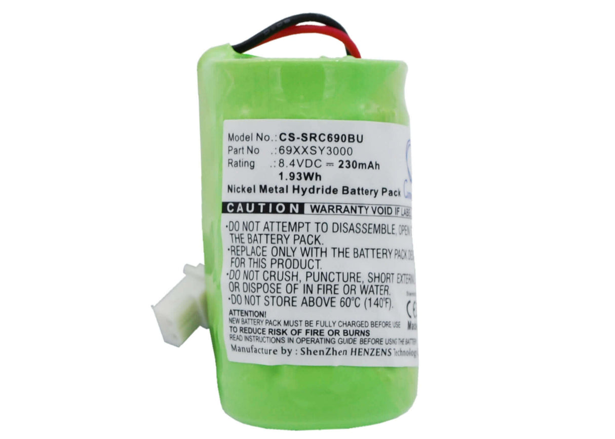 8.4V, Ni-MH, 230mAh, CMOS / BackUp battery fits Symbol, 69xxsy3000, VRC6900, VRC6940, 1.93Wh CMOS / BackUp Cameron Sino Technology Limited