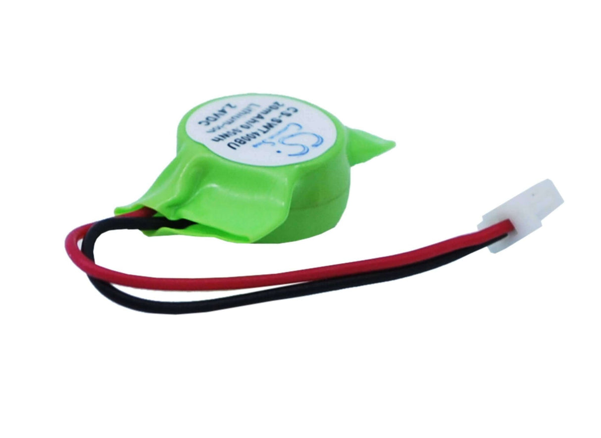 2.4V, Ni-MH, 20mAh, CMOS / BackUp battery fits Symbol, WT4000, WT4070, 0.05Wh CMOS / BackUp Cameron Sino Technology Limited