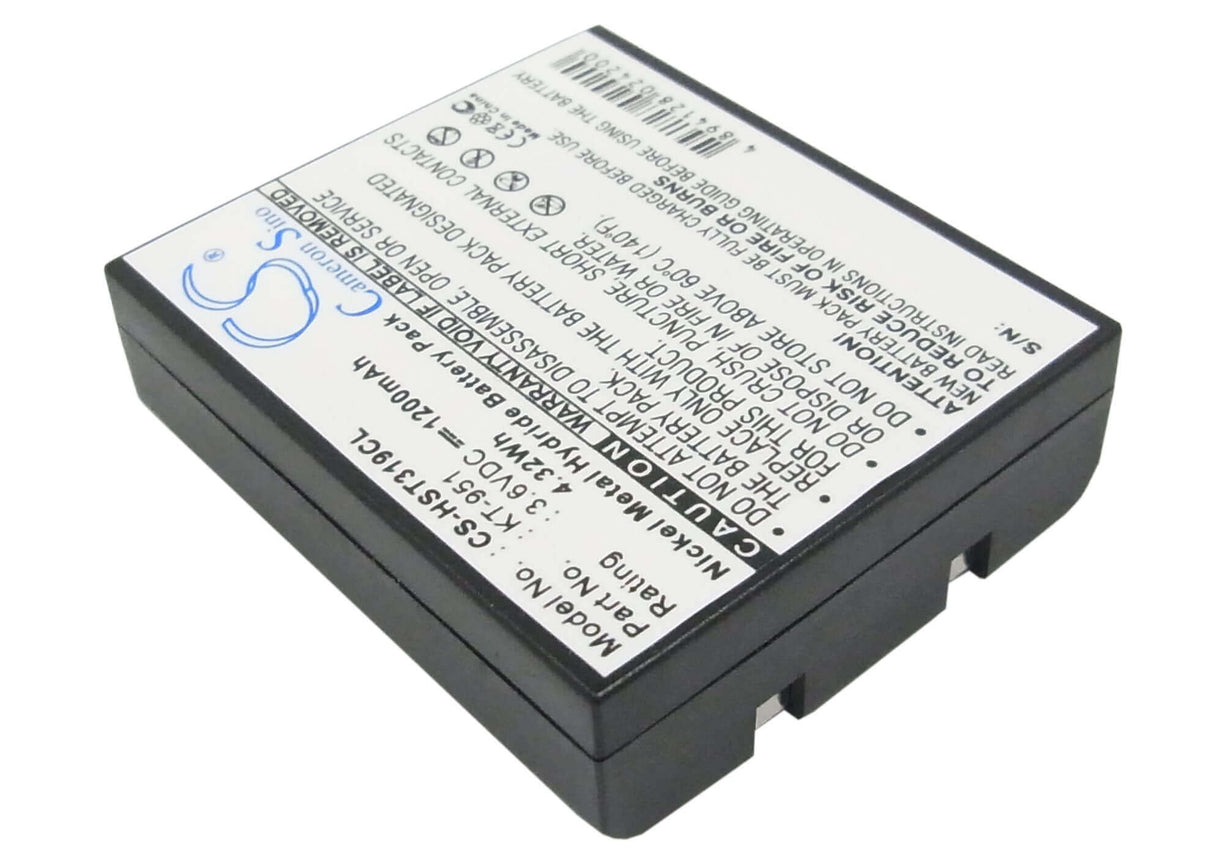 Batterie de téléphone sans fil pour T-plus, Europa 40i 3.6v, 1200mah - 4.32wh Téléphone sans fil Cameron Sino Technology Limited (Téléphone sans fil)