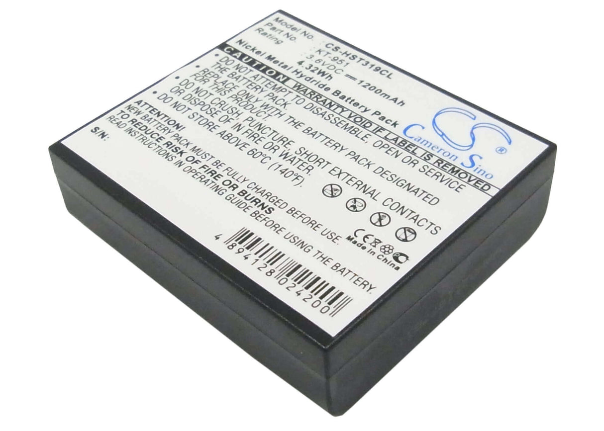 Batterie de téléphone sans fil pour T-plus, Europa 40i 3.6v, 1200mah - 4.32wh Téléphone sans fil Cameron Sino Technology Limited (Téléphone sans fil)