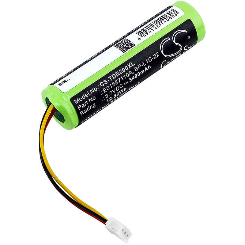 3.7V, Li-ion, 3400mAh, Media Player battery fits Tascam, Bp-l1c-22, Mp-gt1, 12.58Wh Media Player Cameron Sino Technology Limited