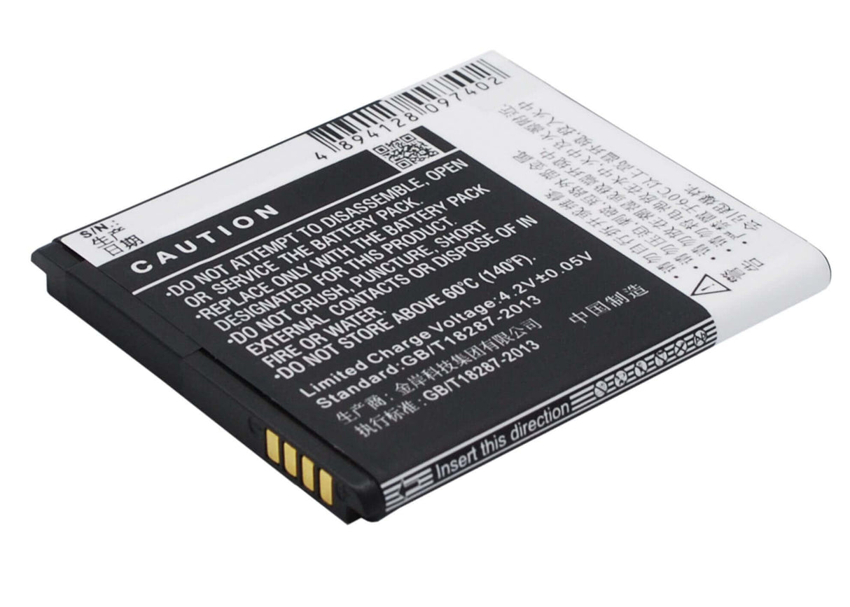 3.7V, Li-ion, 1600mAh, batterie de smartphone compatible avec Tcl, Tli016a9, J600t, J630t, 5.92Wh Mobile, SmartPhone Cameron Sino Technology Limited (Smartphone)