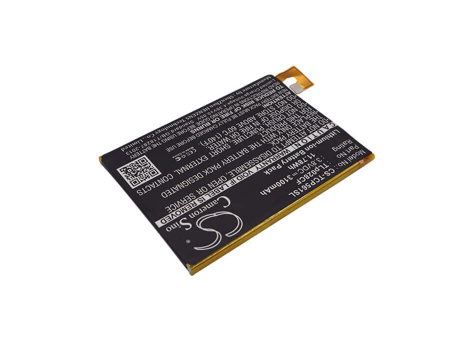 3,8V, Li-Polymère, 3100mAh, Batterie de smartphone compatible Tcl, Tlp028cf, P561u, 11,78Wh Mobile, Smartphone Cameron Sino Technology Limited (Smartphone)