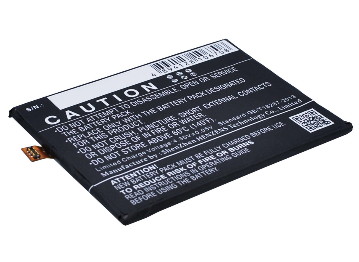 3,8V, Li-Polymer, 3300mAh, batterie pour smartphone compatible avec Umi, Tcl, Alcatel, Li3834t43p6h886740, One Touch Flash Plus, Ot-7054, 12,54Wh Mobile, Smartphone Cameron Sino Technology Limited (Smartphone)