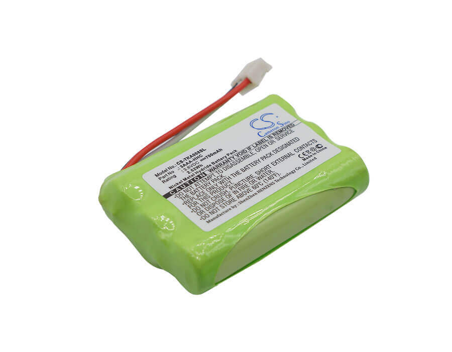 3.6V, Ni-MH, 700mAh, Speaker battery fits Tdk, A08, Life On Record A08, 2.52Wh Speaker Cameron Sino Technology Limited
