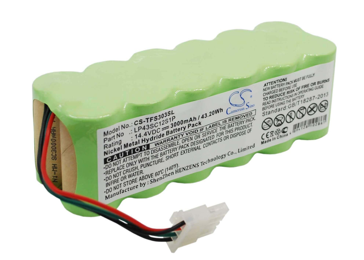14.4V, Ni-MH, 3000mAh, Equipment battery fits Tektronix, 146-0112-00, 965, Dsp 78-8097-5058-7, 43.2Wh Equipment, Survey, Test Cameron Sino Technology Limited