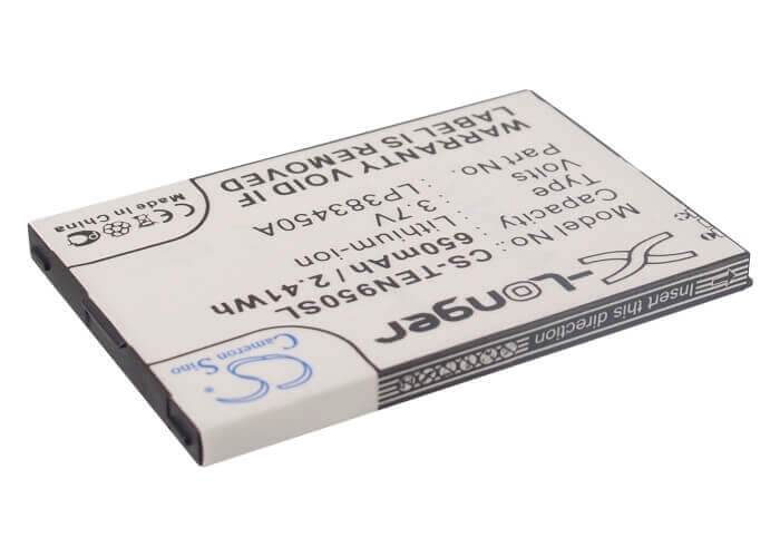 3,7V, Li-Polymer, 650mAh, batterie de smartphone compatible avec Telefunken, Lp383450a, Eurofon T95, T95, 2,41Wh Mobile, SmartPhone Cameron Sino Technology Limited (Smartphone)