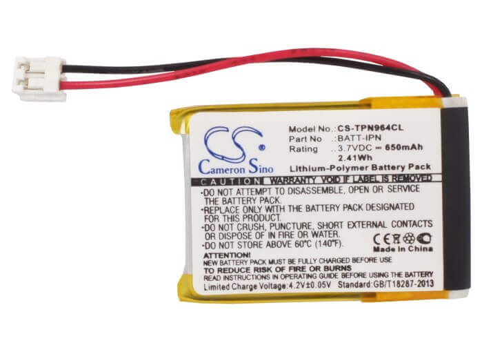 Batterie de téléphone sans fil pour Telematrix, Ipn964591, Ipn965591, Ipn984591, 3,7v, 650mah - 2,41wh Téléphone sans fil Cameron Sino Technology Limited (Téléphone sans fil)