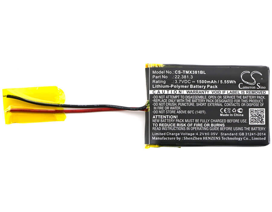 Crane Remote Battery For Teleradio Tg-tx-mnl 3.7v, 1600mah - 5.92wh Crane Remote Control Cameron Sino Technology Limited