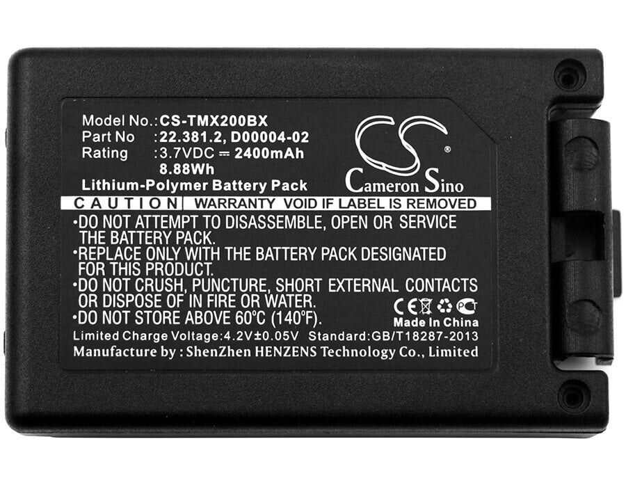 Batterie de grue pour Teleradio, Tg-txmnl, Émetteur Télé Radio Tg-txmnl 3.7v, 2400mah - 8.88wh Télécommande de grue Cameron Sino Technology Limited
