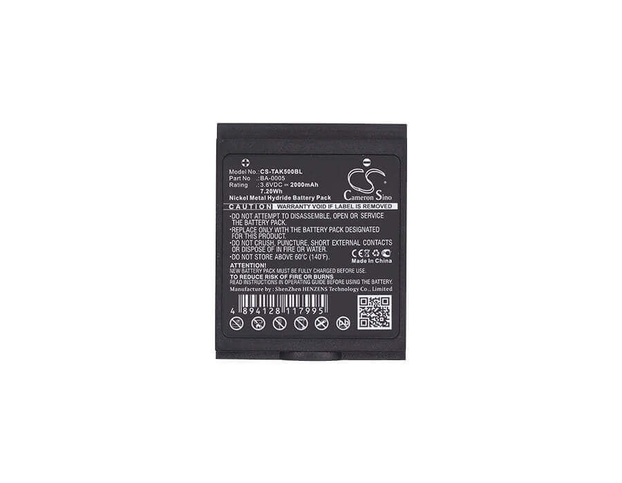 Crane Remote Battery For Teletec, Ak5 3.6v, 2000mah - 7.20wh Crane Remote Control Cameron Sino Technology Limited