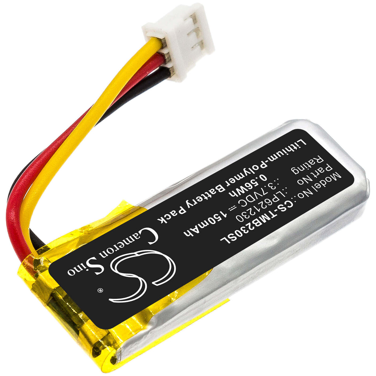 3.7V, Li-Polymer, 150mAh, Equipment battery fits Teltonika, Lp621230, FMA1yx, Fmb Tracker, 0.56Wh Equipment, Survey, Test Cameron Sino Technology Limited