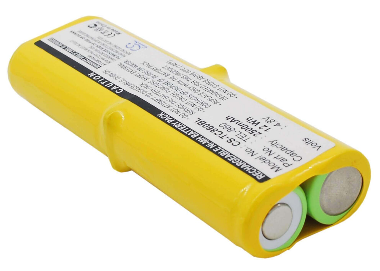 Barcode Scanner Battery For Telxon Ptc860, Ptc860ds, Ptc860-ii 4.8v, 2500mah - 12.00wh Barcode Scanner Cameron Sino Technology Limited