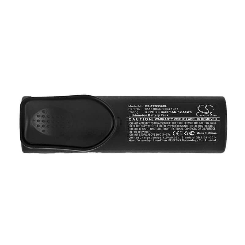 3.7V, Li-ion, 3400mAh, Equipment battery fits Testo, 0515 0046, 310, 320, 12.58Wh Equipment, Survey, Test Cameron Sino Technology Limited