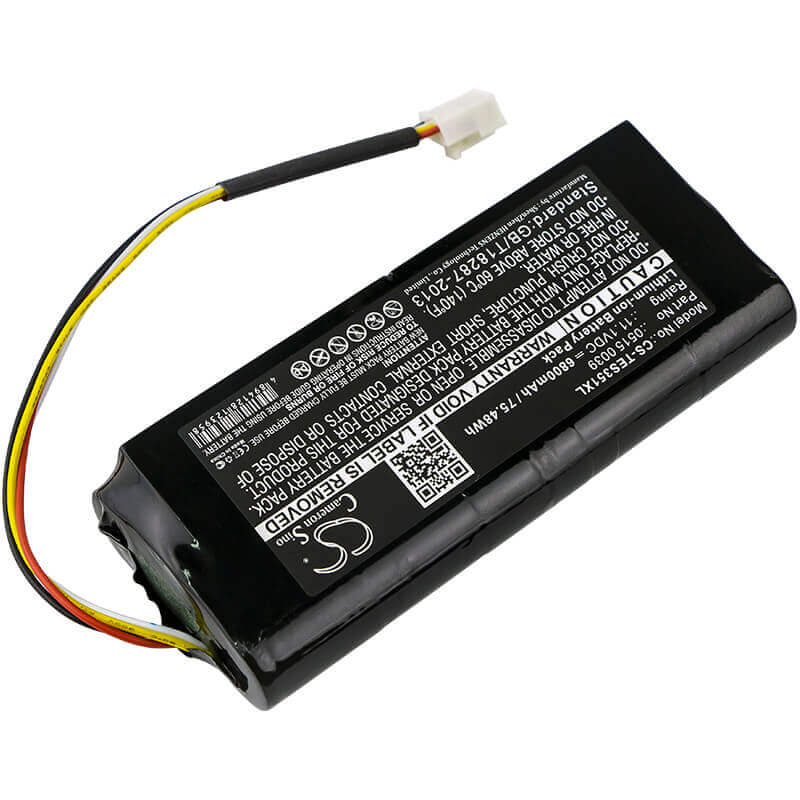 11.1V, Li-ion, 6800mAh, Equipment battery fits Testo, 0515 0039, 350 GAS Analyzer, 350k Analyzer, 75.48Wh Equipment, Survey, Test Cameron Sino Technology Limited