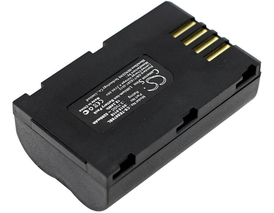 3.7V, Li-ion, 5200mAh, Batterie d'équipement compatible avec Testo, 0515 0116, 876, 19.24Wh Équipement, Enquête, Test Cameron Sino Technology Limited