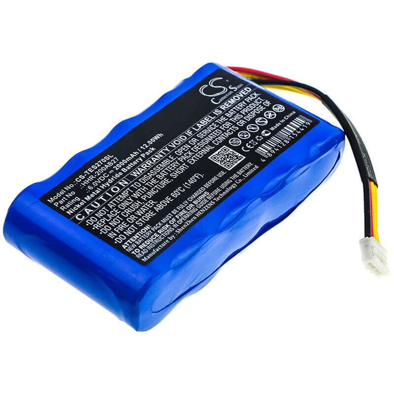 6.0V, Ni-MH, 2000mAh, Equipment battery fits Testo, Hhr-200ab27, Fluegas Analyzer, 12Wh Equipment, Survey, Test Cameron Sino Technology Limited