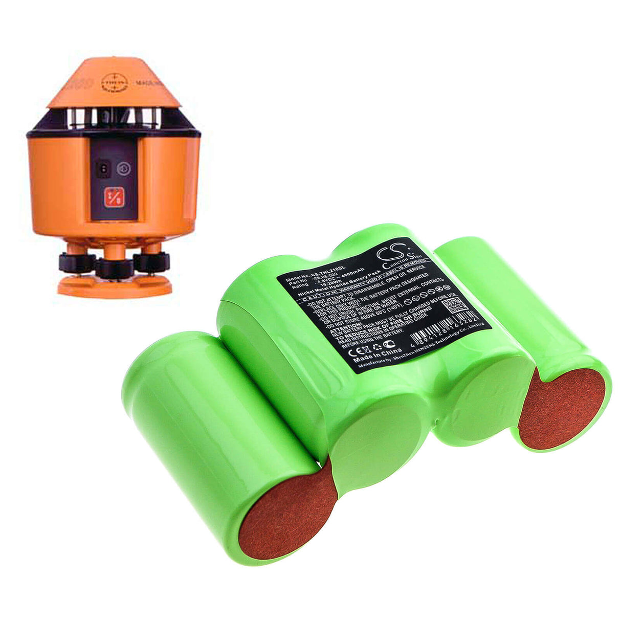 4.8V, Ni-MH, 4000mAh, Equipment battery fits Theis, 08.08.002, TAL Evolution (200), Tal S, 19.2Wh Equipment, Survey, Test Cameron Sino Technology Limited