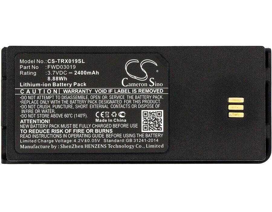 3.7V, Li-ion, 2400mAh, Satellite Phone battery fits Thuraya, Fwd03019, Xt, Xt Dual, 8.88Wh Satellite Phone Cameron Sino Technology Limited