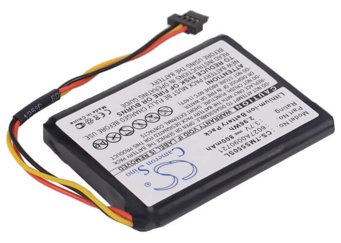 3,7V, Li-ion, 800mAh, batterie GPS compatible avec Tomtom, 6027a0090721, 1ef0.017.03, 1et0.052.09, 2,96Wh GPS, Navigator Cameron Sino Technology Limited