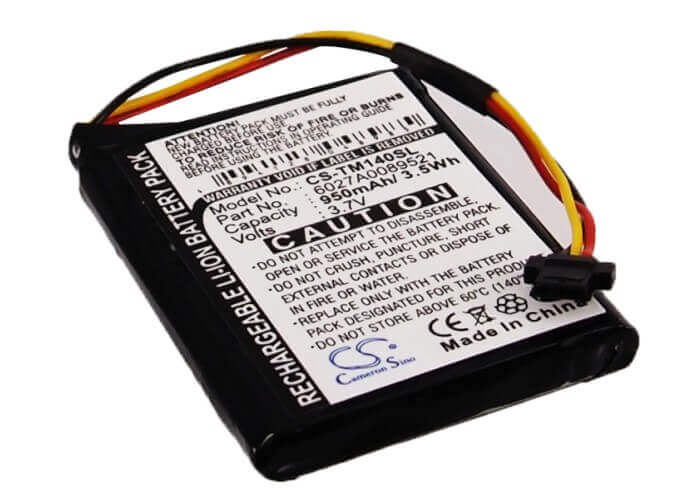3,7V, Li-ion, 950mAh, batterie GPS compatible avec Tomtom, 6027a0089521, 1ek0.052.02, 4ek0.001.02, 3.52Wh GPS, Navigator Cameron Sino Technology Limited