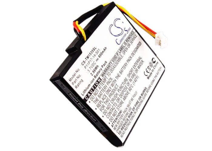 3,7V, Li-ion, 800mAh, batterie GPS compatible avec Tomtom, P11p17-14-s01, 1en5.052.08, Go Live 1535, 2.96Wh GPS, Navigator Cameron Sino Technology Limited