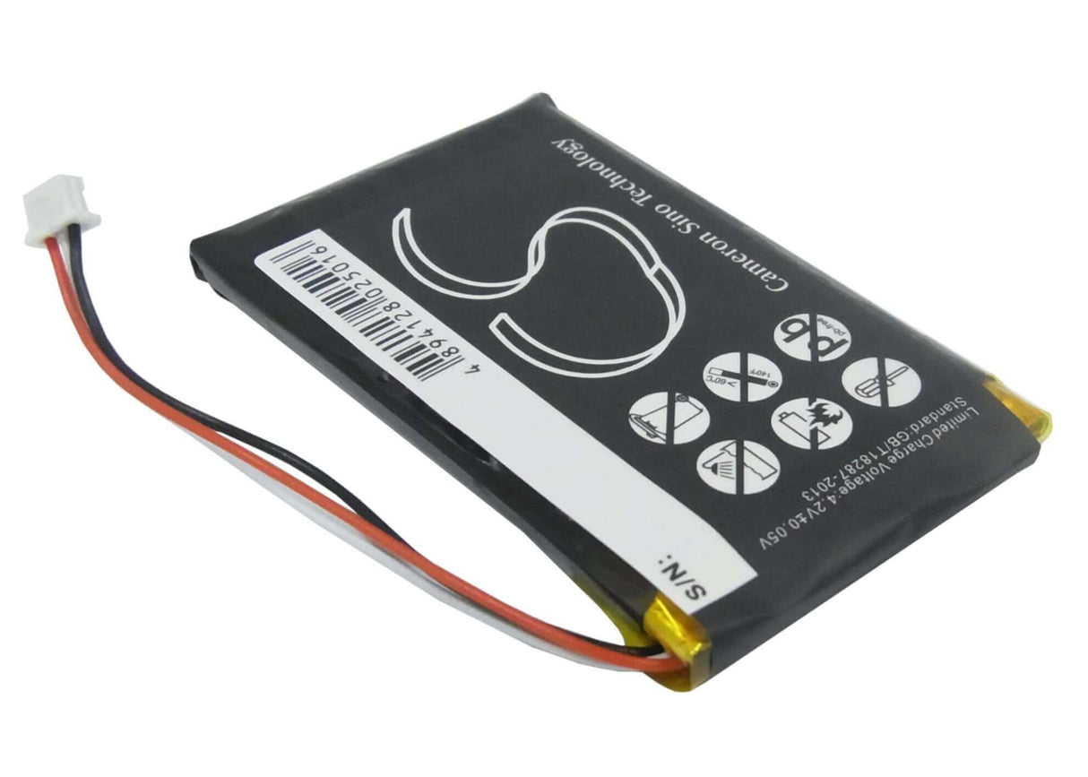 3,7V, Li-Polymère, 1300mAh, batterie GPS compatible avec Tomtom, Ahl03713100, 340s Live Xl, Go 920, 4,81Wh GPS, Navigateur Cameron Sino Technology Limited