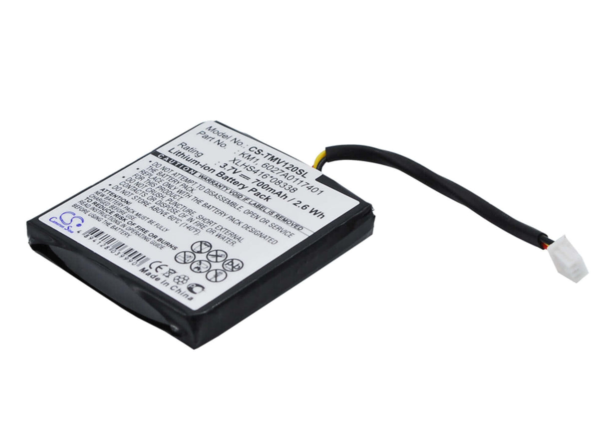 3,7V, Li-ion, 700mAh, batterie GPS compatible avec Tomtom, 6027a0117401, 4eh44, Start 20, 2,59Wh GPS, Navigator Cameron Sino Technology Limited