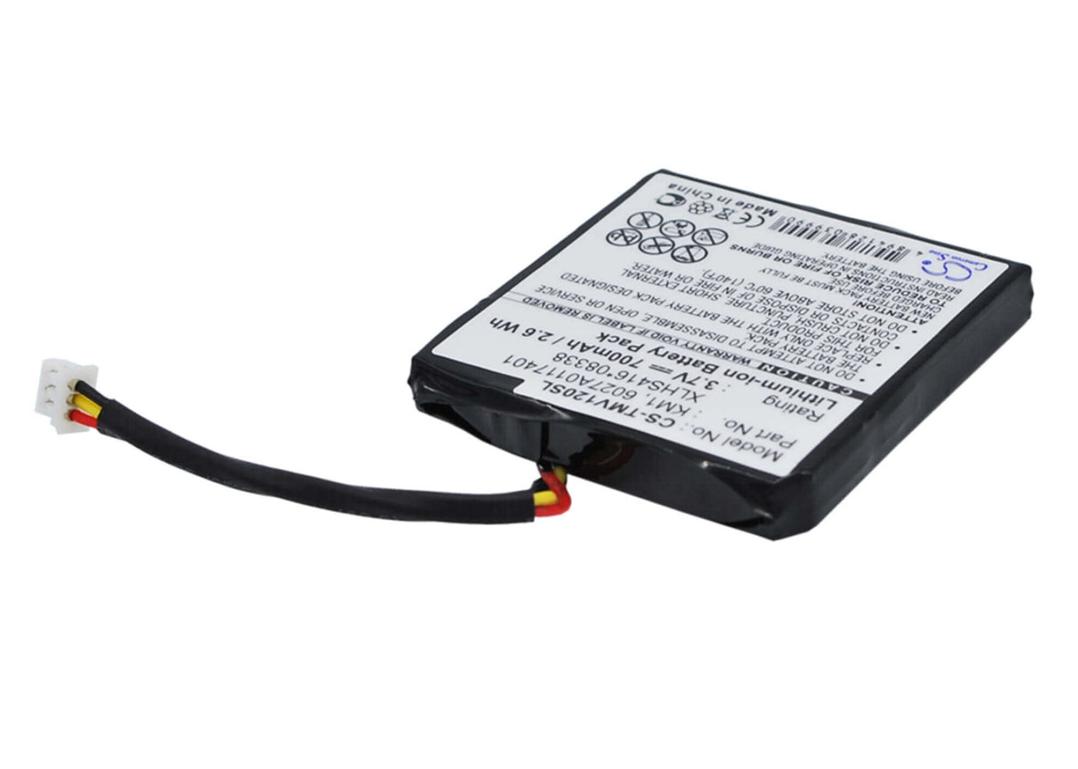 3,7V, Li-ion, 700mAh, batterie GPS compatible avec Tomtom, 6027a0117401, 4eh44, Start 20, 2,59Wh GPS, Navigator Cameron Sino Technology Limited