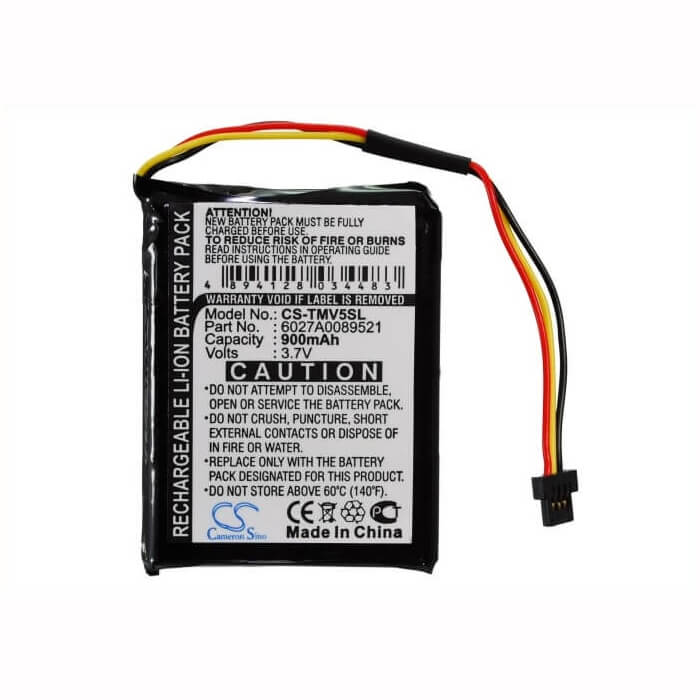 3,7V, Li-ion, 900mAh, batterie GPS compatible Tomtom, 6027a0089521, 4ek0.001.01, One Iq, 3,33Wh GPS, Navigator Cameron Sino Technology Limited