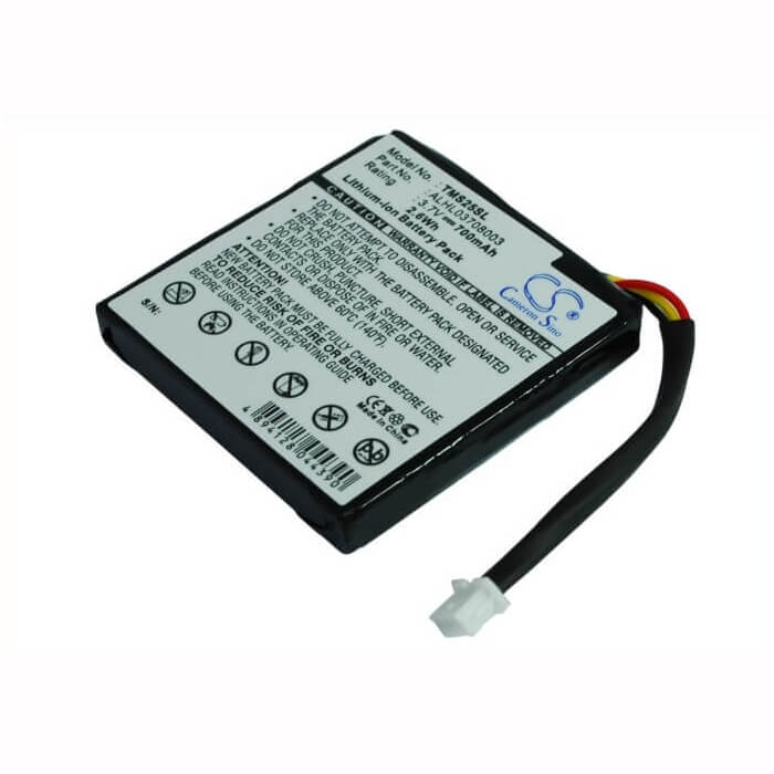 3,7V, Li-ion, 700mAh, batterie GPS compatible avec Tomtom, Alhl03708003, 4en.001.02, 4en42, 2,59Wh GPS, Navigator Cameron Sino Technology Limited