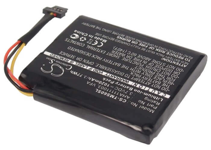 3,7V, Li-ion, 1020mAh, batterie GPS compatible avec Tomtom, Aha11111003, 4en6.001.02, 4en62, 3,77Wh GPS, Navigator Cameron Sino Technology Limited