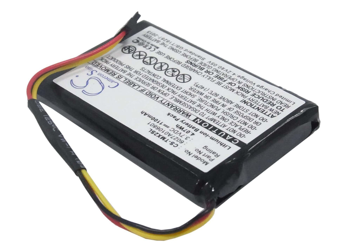 3,7V, Li-ion, 1100mAh, batterie GPS compatible Tomtom, 6027a0106801, 4et0.002.02, 4et03, 4,07Wh GPS, Navigator Cameron Sino Technology Limited