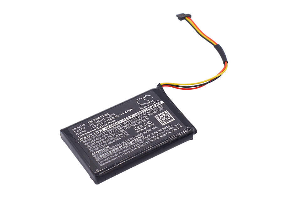 3,7V, Li-ion, 1100mAh, batterie GPS compatible avec Tomtom, Aha11110004, 4fa50, Go 510, 4,07Wh GPS, Navigateur Cameron Sino Technology Limited