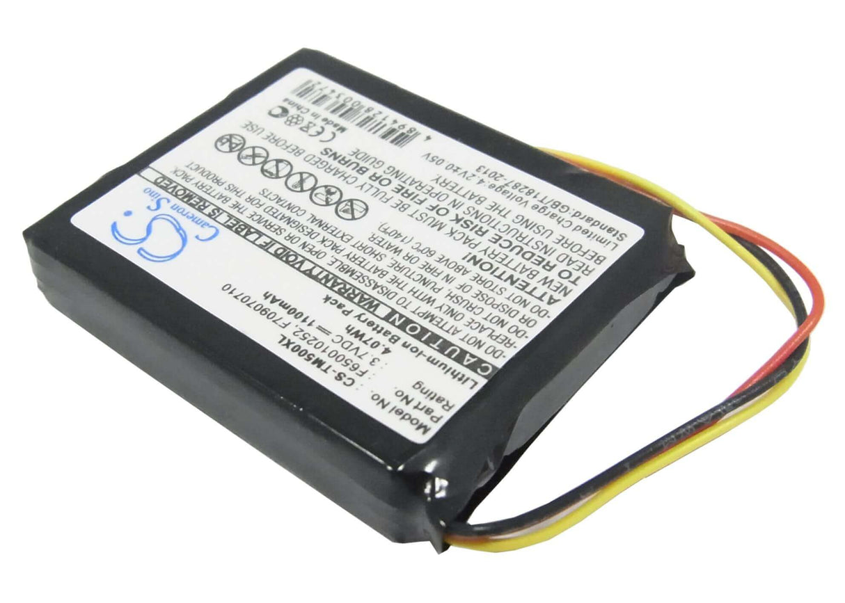 3,7V, Li-ion, 1100mAh, batterie GPS compatible avec Tomtom, F650010252, 4k00.100, 4n00.004, 4,07Wh GPS, Navigateur Cameron Sino Technology Limited