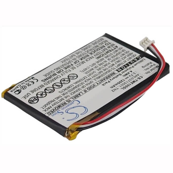 3,7V, Li-Polymère, 1200mAh, batterie GPS compatible avec Tomtom, Ahl03713001, Avn4430, Eclipse, 4,44Wh GPS, Navigator Cameron Sino Technology Limited